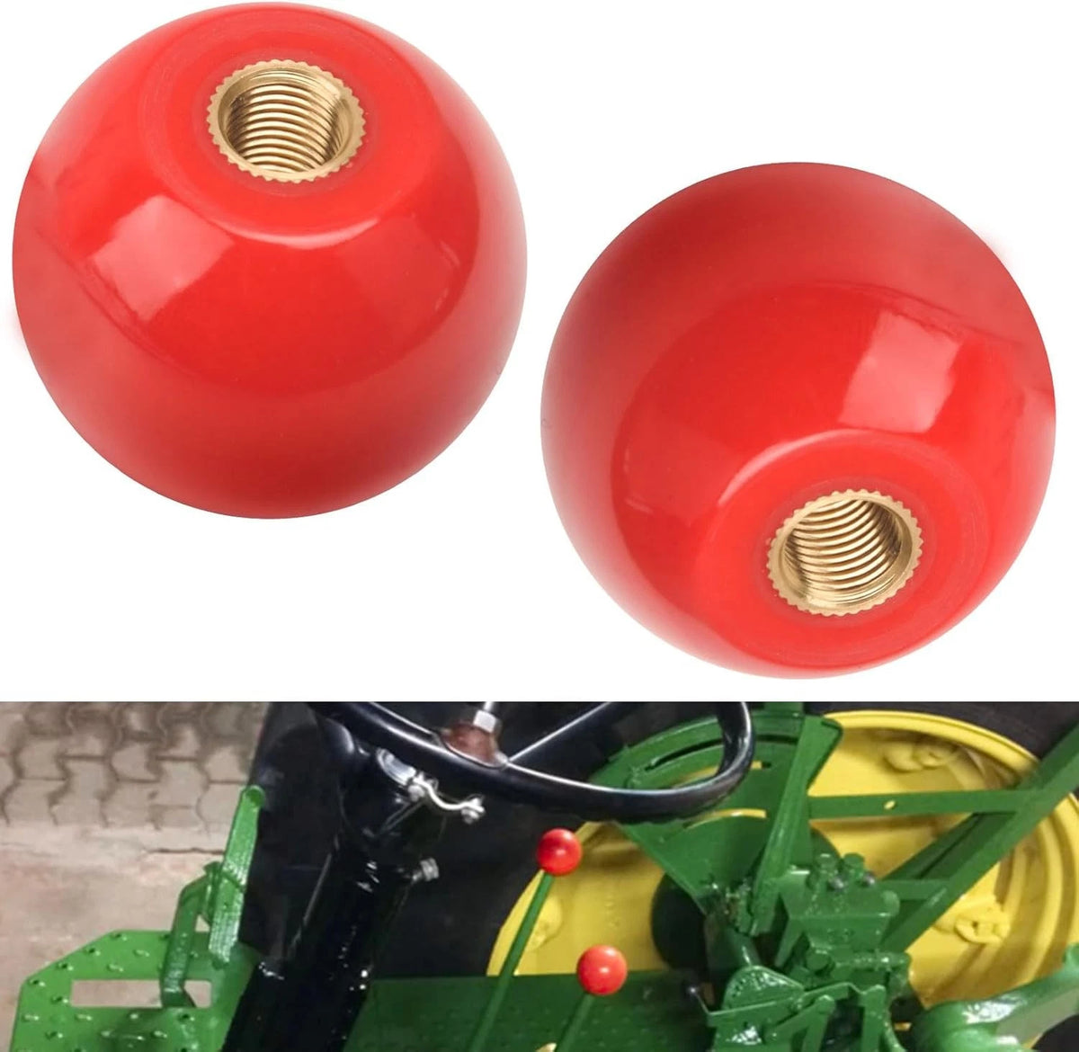 2PK Gear Shift Knob for John Deere 1020 2020 2640 2755 4430