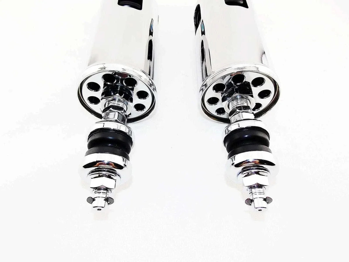 Chrome Rear Shock Absorbers for Harley Davidson FXST Softail Standard (2007)