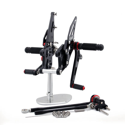 Rearset Rear Set for Honda CBR600RR (2007–2008) Black