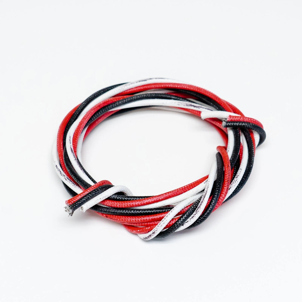 5' 14 Gauge 3 Strand Glass Braided Wire for Automotive Applications