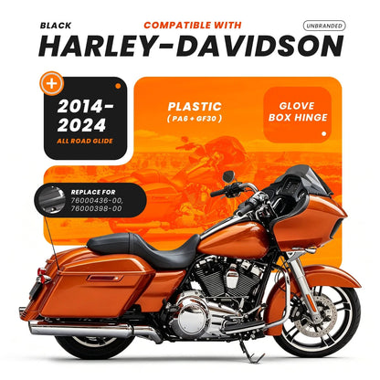 Inner Fairing Glove Box Hinges for Harley Davidson Road Glide FLHT (2014–2024)