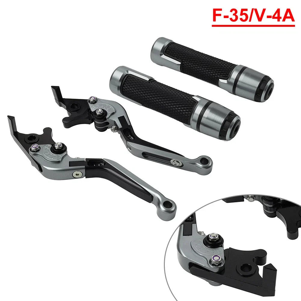 Brake Clutch Levers Handlebar Grip Set for Suzuki GSXR600/750 (2006–2020)