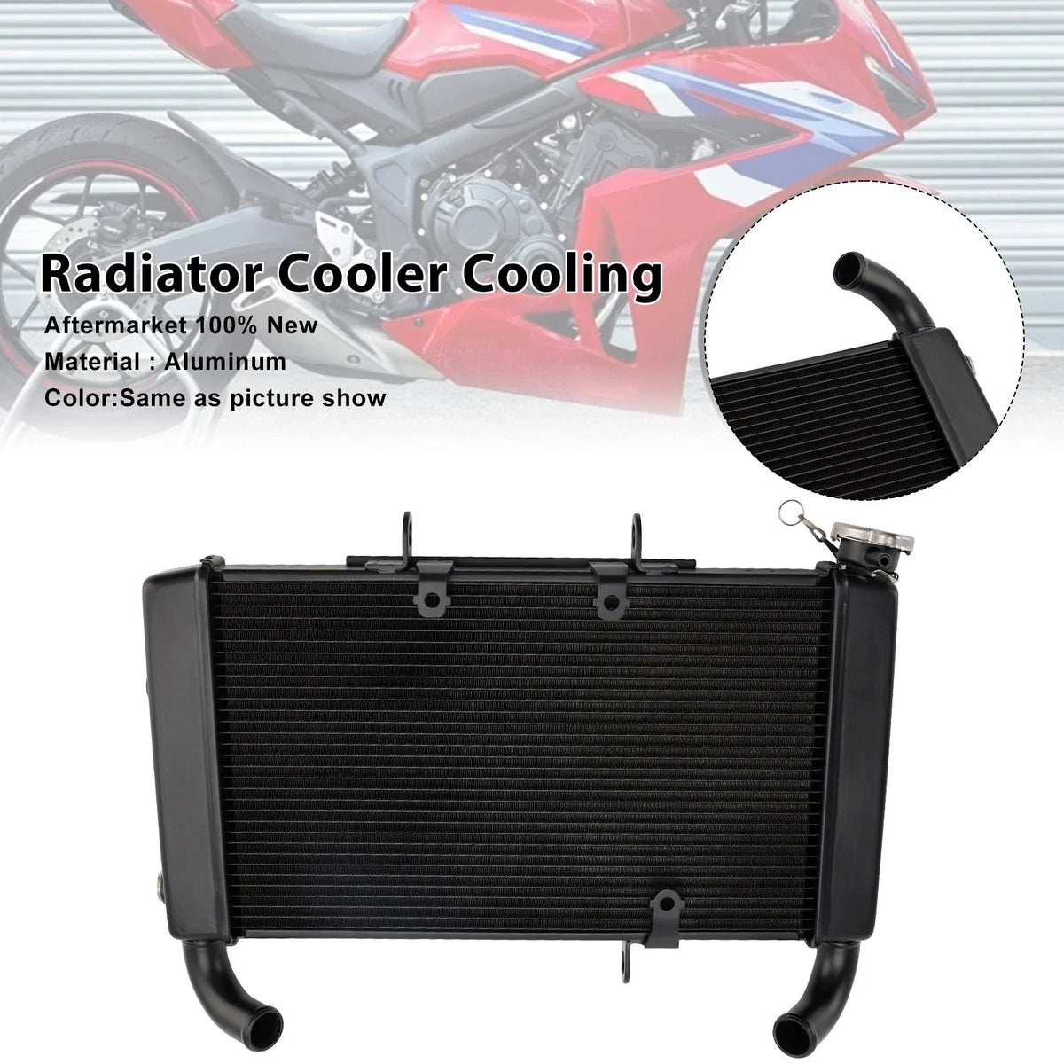 Radiator Cooling Engine Cooler for Honda CBR650R (2024–2025)