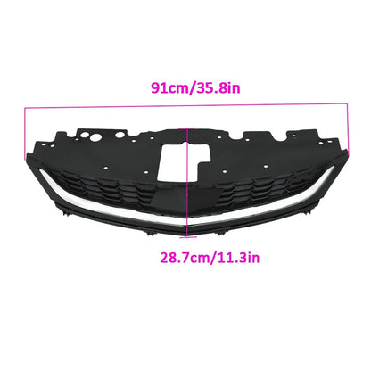 Front Upper Grille Honeycomb Black for Chevrolet Sonic (2017–2020)