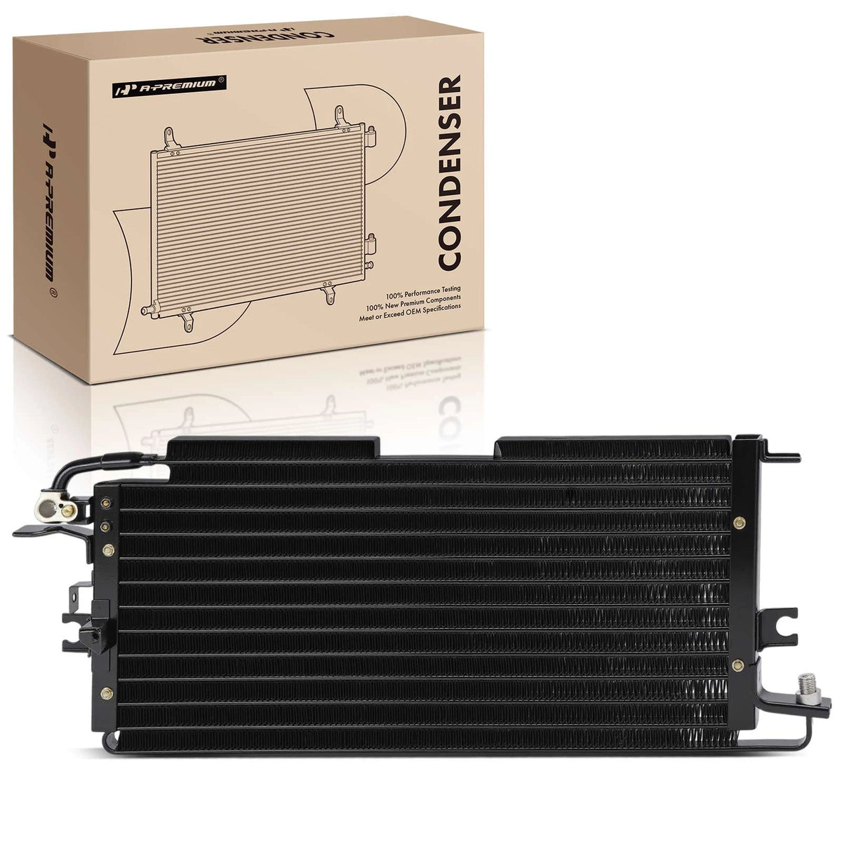 A-Premium A/C Condenser w/ Bracket for Toyota Pickup (1994–1995) 8846035130, 8846004030, CN4590PFC
