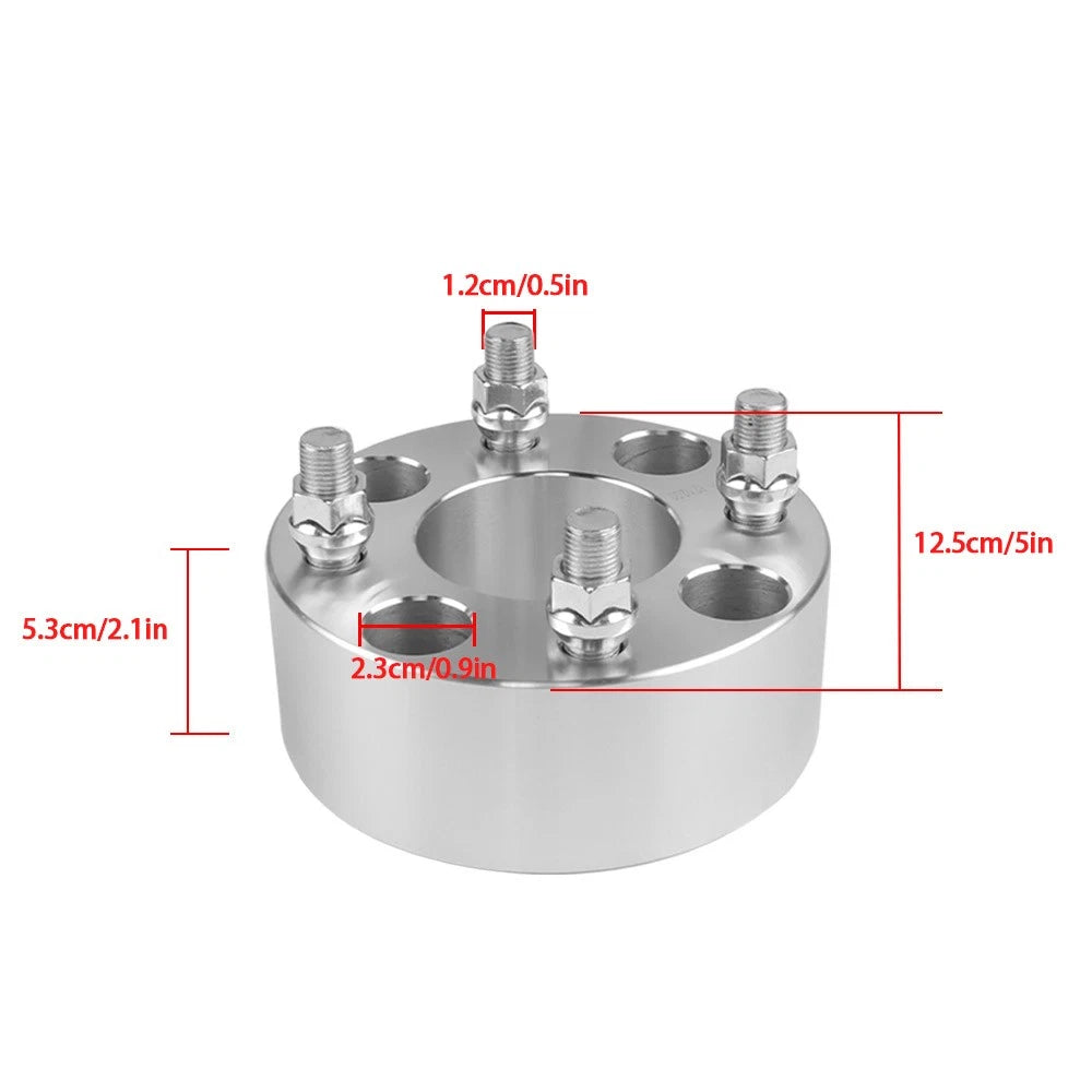 2X 2 Inch Wheel Spacers Adapters for Club Car Golf Cart (Year Not Specified)