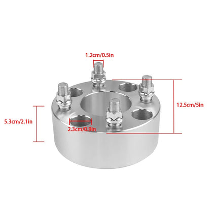 2X 2 Inch Wheel Spacers Adapters for Club Car Golf Cart (Year Not Specified)