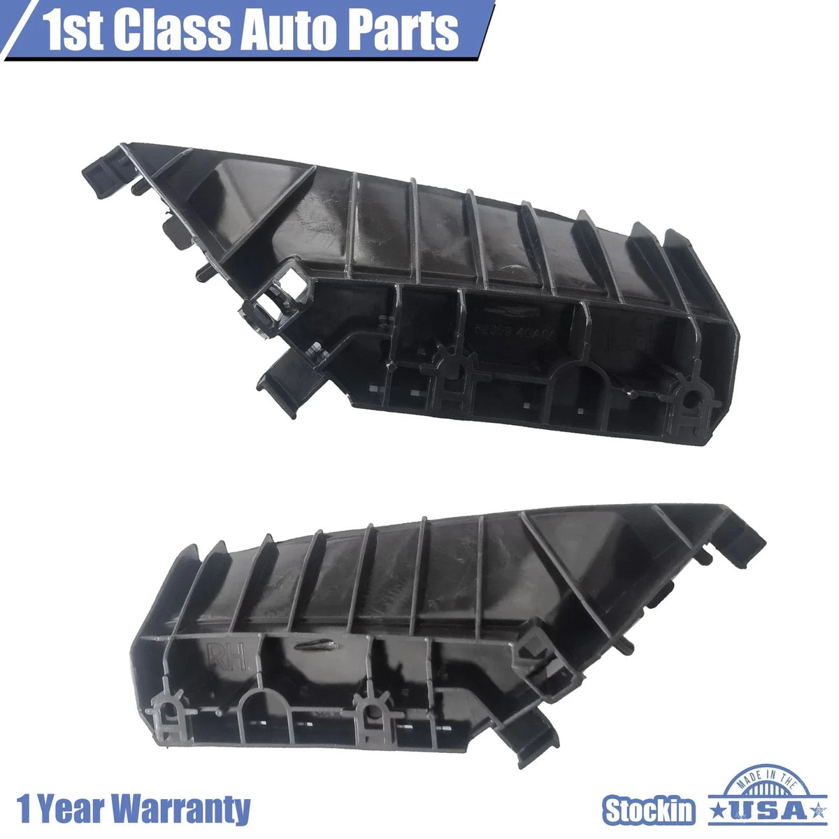 Set of 2 Bumper Cover Support Stiffeners for Infiniti Q50 (2014–2020)