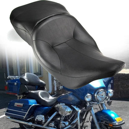 One-Piece Motorcycle Driver & Passenger Seat for Harley Electra Glide (1997–2007)