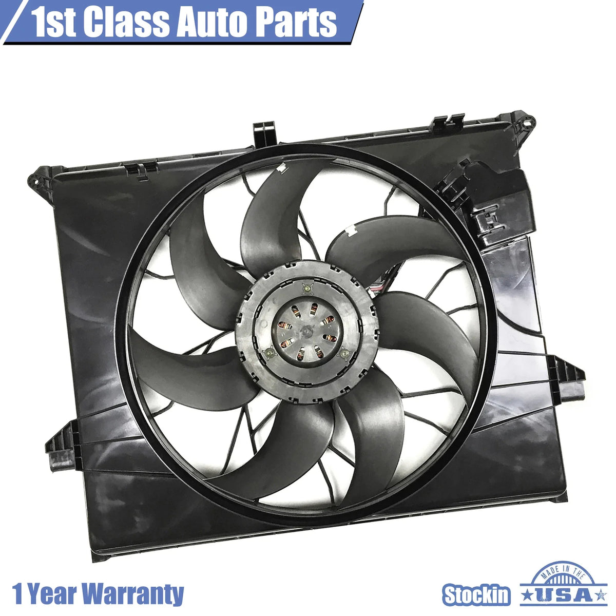 Radiator Cooling Fan Assembly for Mercedes Benz ML350 ML450 ML500 R320 R350 R500 (2006–2011)