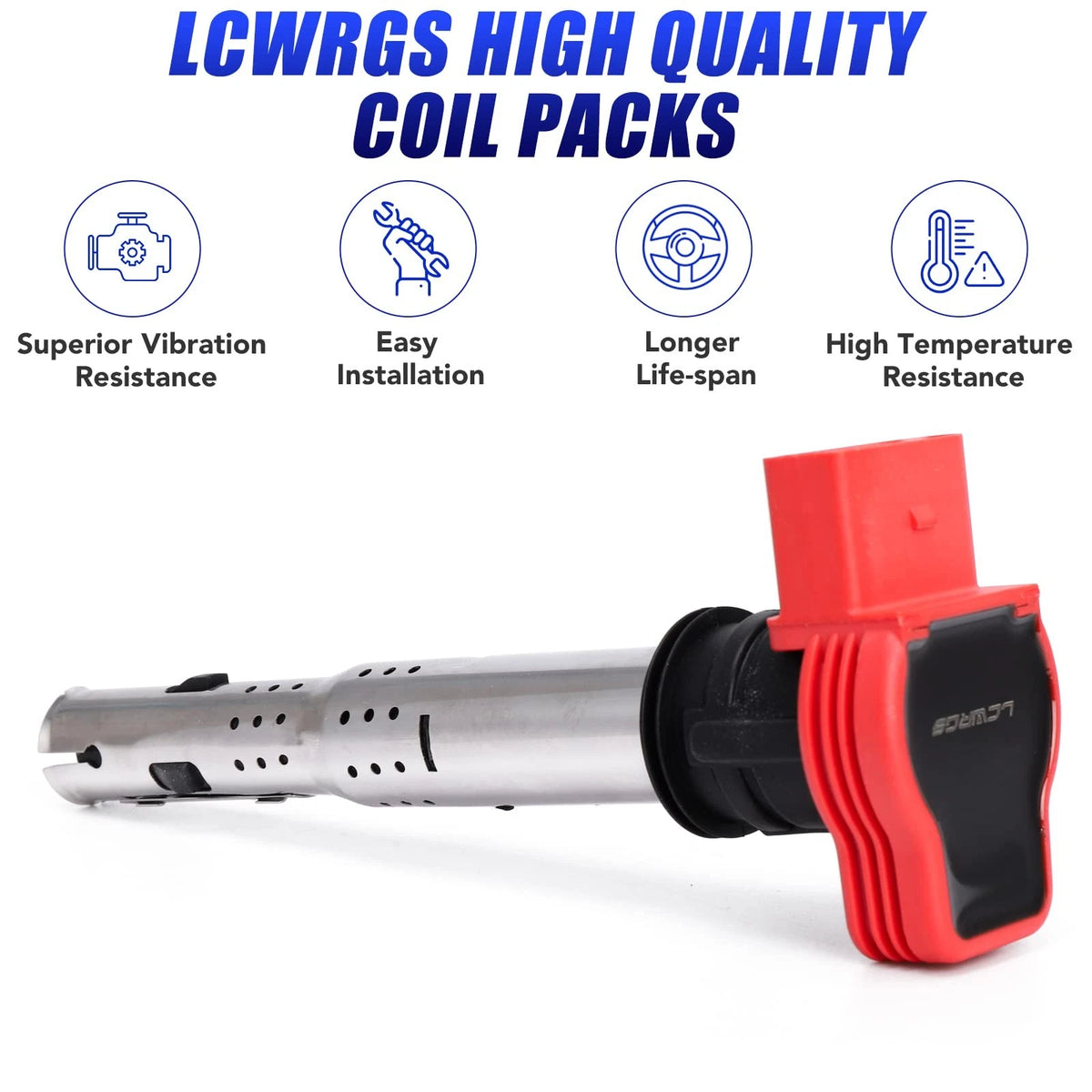 Ignition Coils and Spark Plugs for Audi A4 Volkswagen CC 2.0L L4 (200–200)
