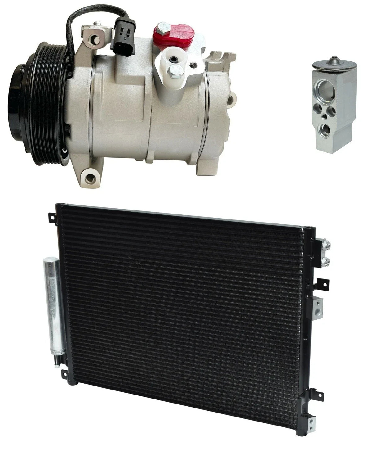 AC Compressor Kit With Condenser for Dodge Magnum 3.5L (2007–2007)