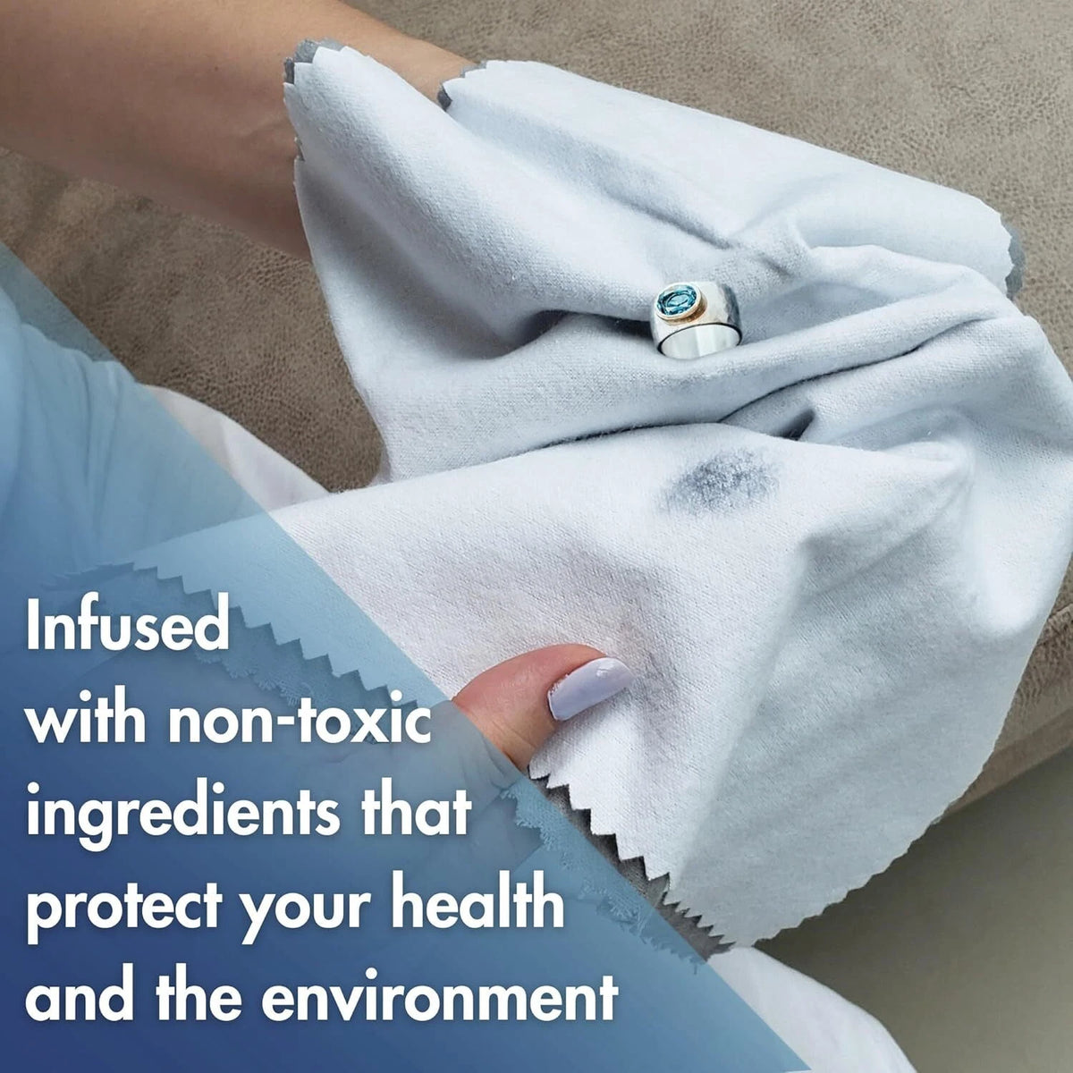 Pro Size Polishing Cleaning Cloth for Gold, Silver (Made in USA)