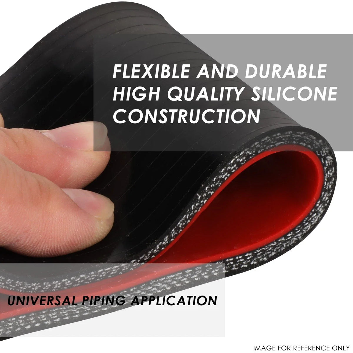 2.25" 3-Ply Turbo Intake Pipe Silicone Coupler Hose for