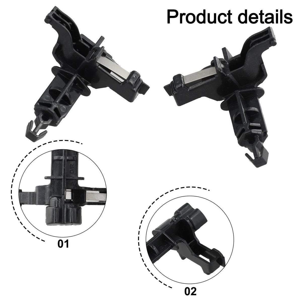 Lower Latch Locks for Smart For Two 451 (2007–2014)