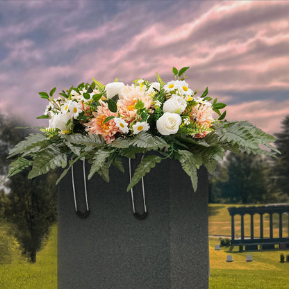 Artificial Realistic Flowers for Cemetery Memorial Decoration