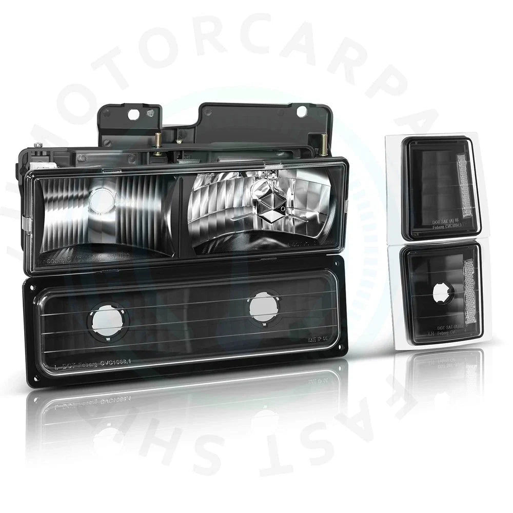 Headlight Assembly Set for Chevy Silverado (1994–1998)