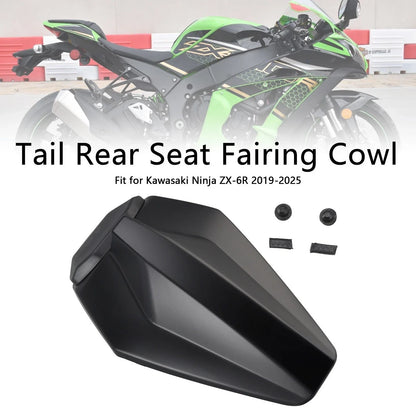 Racing Tail Rear Seat Fairing Cowl for Kawasaki ZX6R (2019–2025) Matt Black