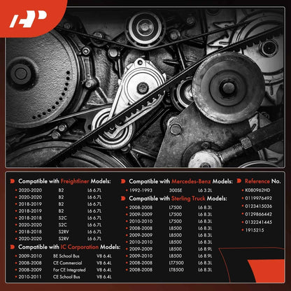 Heavy Duty Serpentine Belt for Mercedes-Benz 300SE (1992–1993)