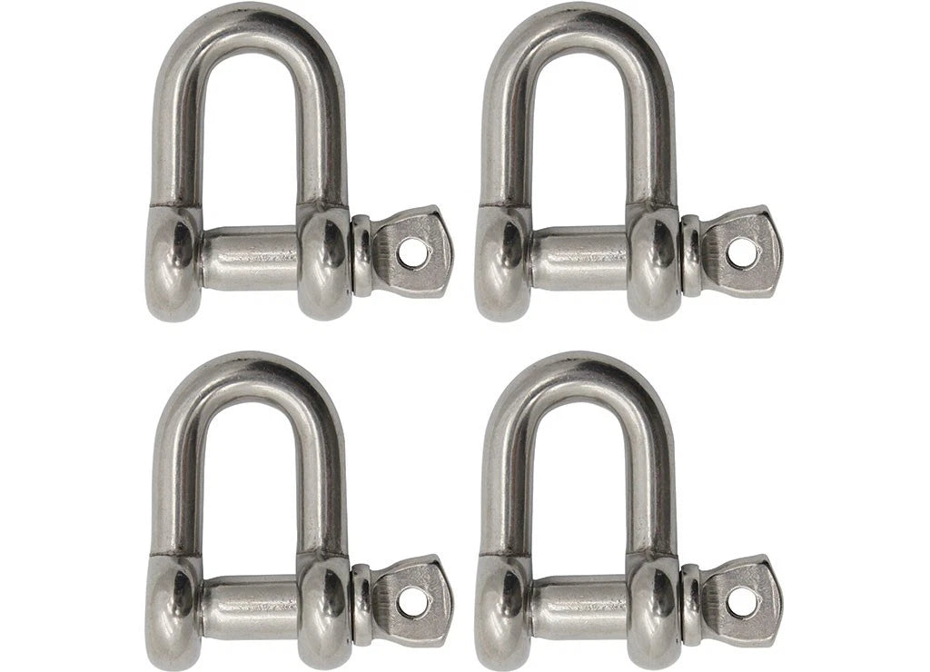 Set of 4 Stainless Steel Chain Shackles for BoatTector (3006.8269.4)