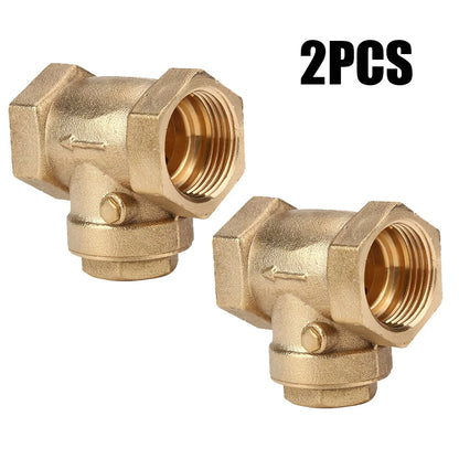 2X 3/4" FIP Brass Swing Check Valve for Plumbing Fitting
