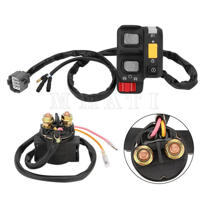 Handlebar Kill Switch & Starter Relay for Honda TRX250TE Recon 250 (2002–2004)