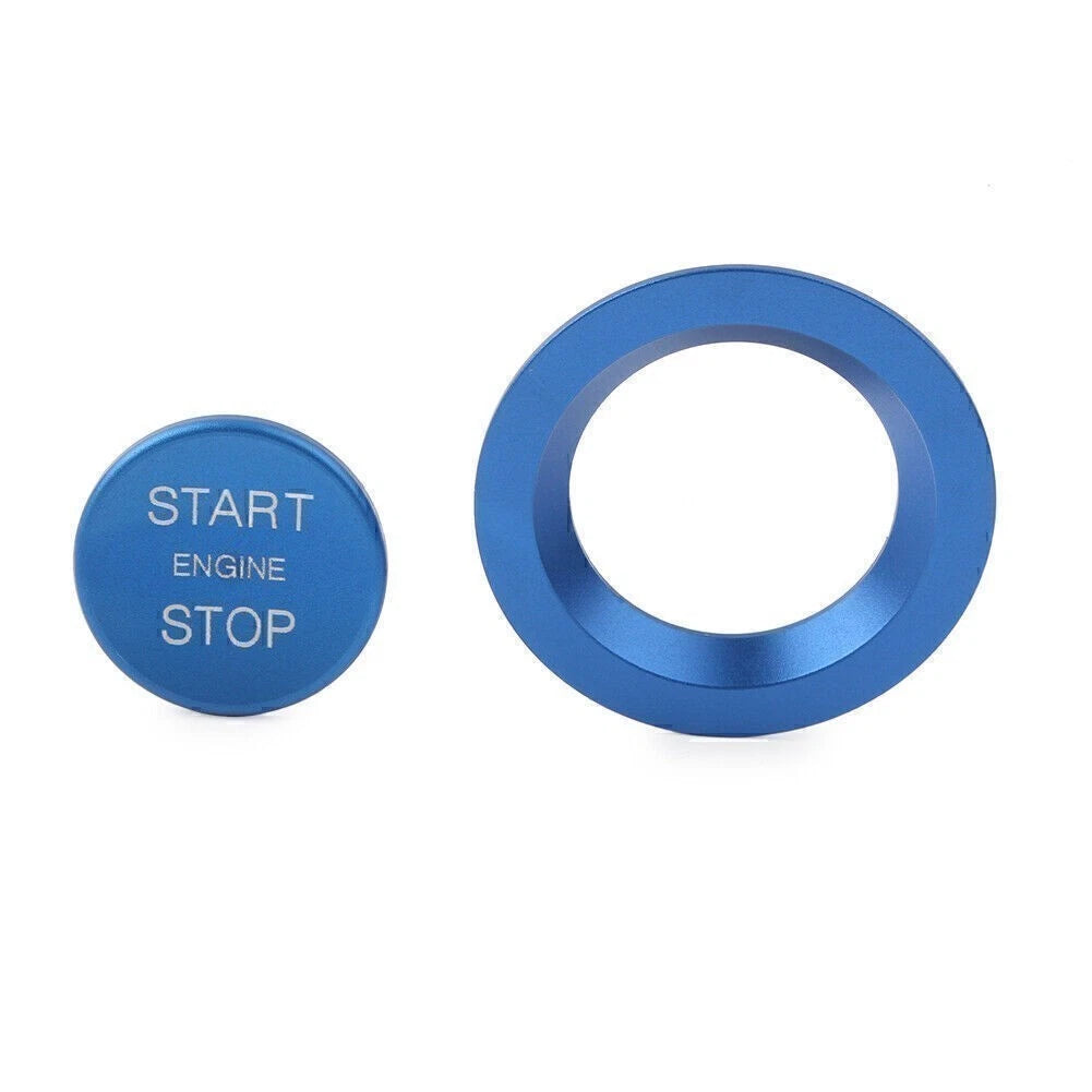Keyless Engine Push Start Button w/ Ring for Land Rover & Jaguar