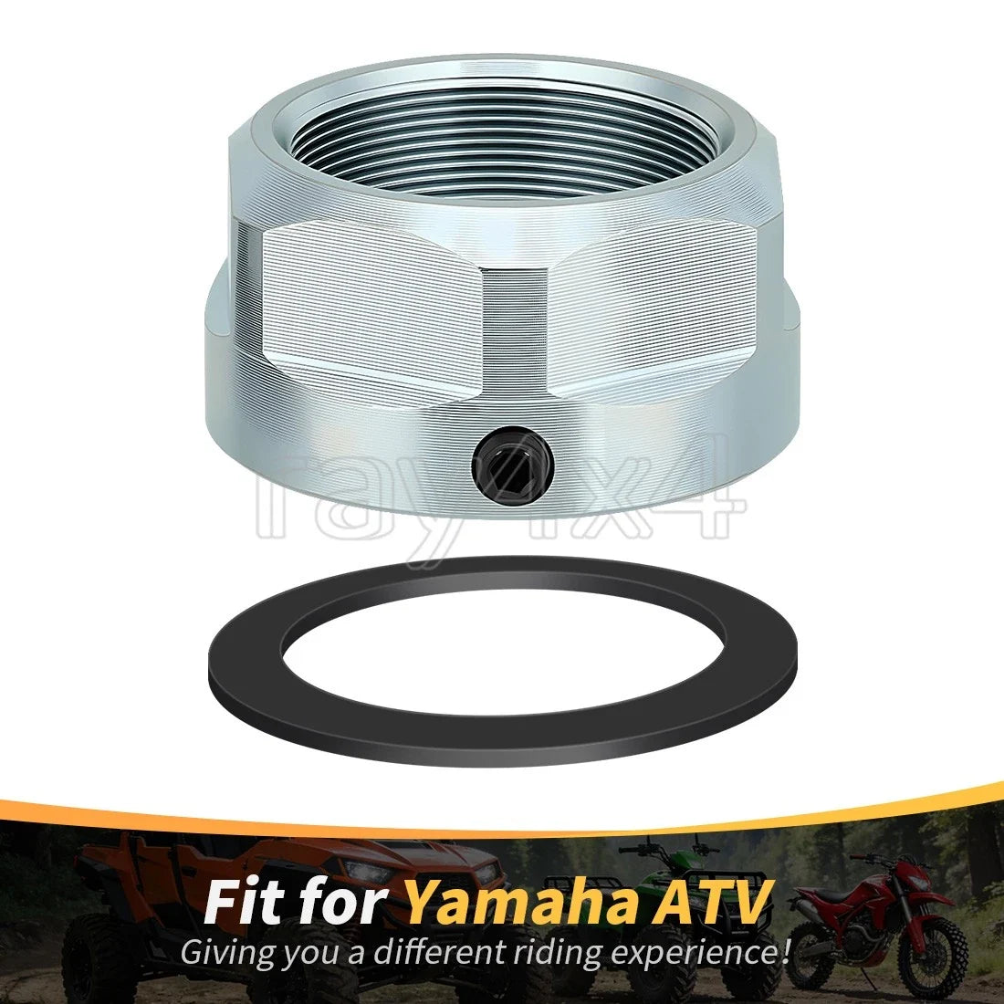 Rear Wheel Axle Locking Nut 90179-36003-00 for Yamaha YFZ450 (2007–2013)