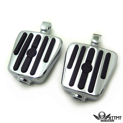 Skull Footpegs for Yamaha V-Star 1000, 650, Royal Star, V-Max, Virago, Stryker