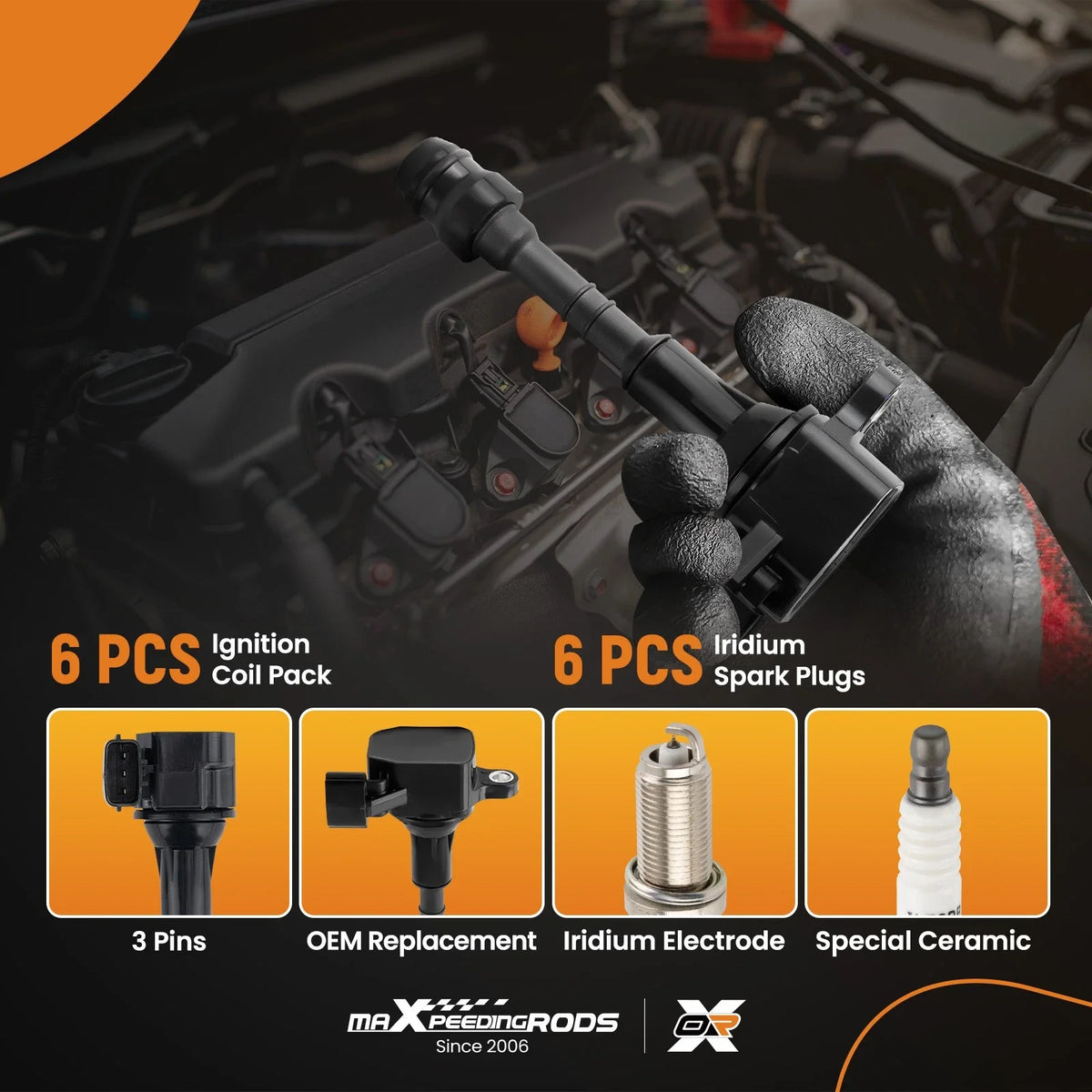 Engine Valve Cover Kit for Nissan Maxima Altima Pathfinder 3.5L (2002–2009)