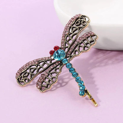 3pc Jewelry Set for Key Seeing Stone Necklace and Dragonfly Hair