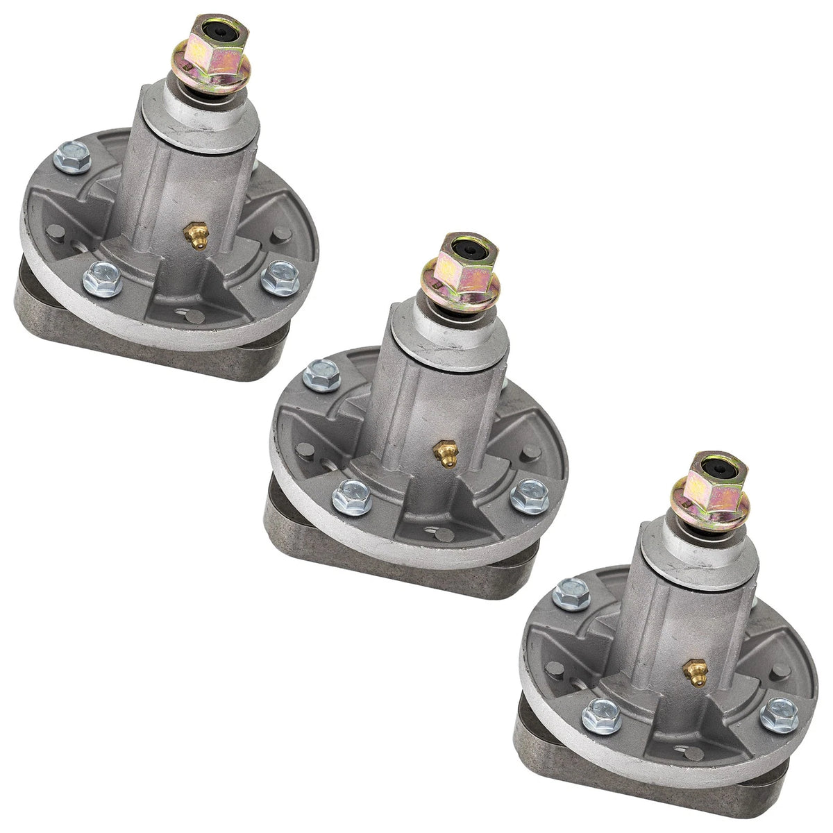 Set of 3 Mower Deck Spindles for John Deere L100 L110 L118 L120 L130 (GY20050, GY20785)