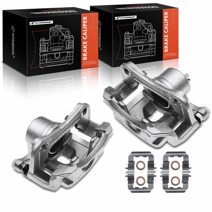 2X Front Brake Caliper w/Bracket for Kia Forte Hyundai Veloster (581802VA00, 581902VA10, 58190A5A00, 58190A5A30, 58190A7A00)