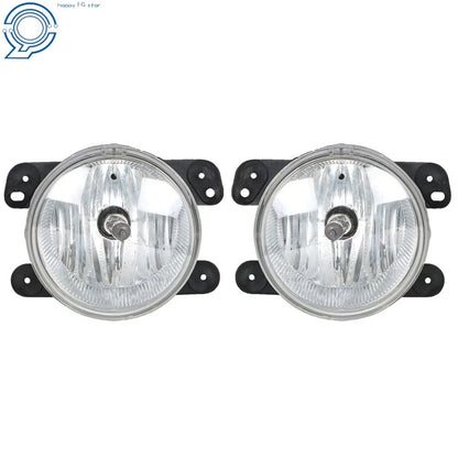 Set of 2 Clear Front Bumper Fog Lights for Dodge Charger (2011–2014)