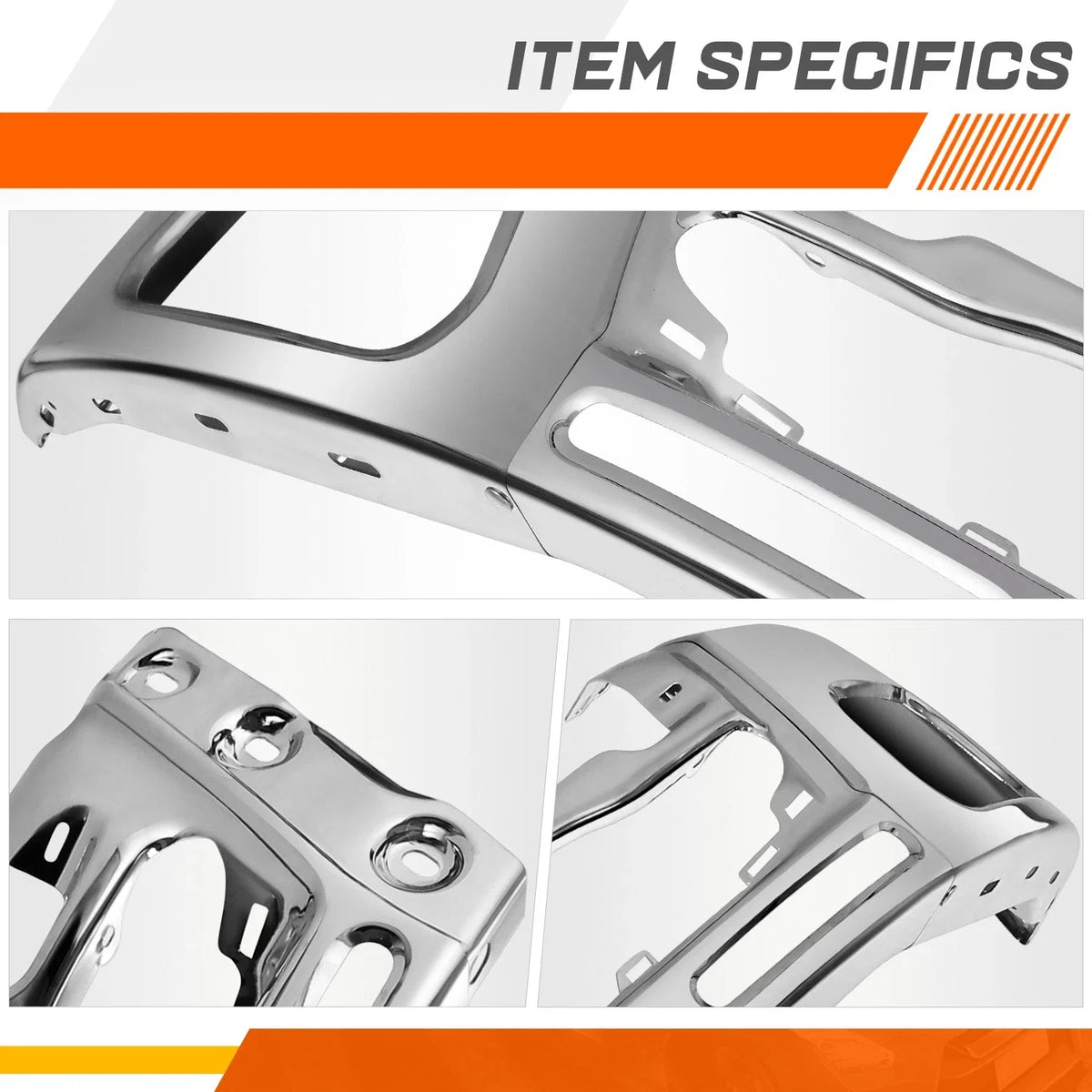 Steel Front Bumper Face Bar for Ford Ranger (2019–2024) Chrome