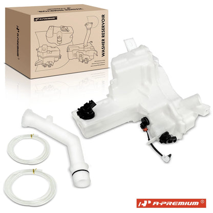 Windshield Washer Reservoir w/ Cap & Pump for Mazda 3 (2004–2009) - BN8F-67-480C, MA1288119, BN8F67480C, 603-062