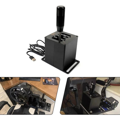 PC USB Simulator Shifter Handbrake + H-Shifter for G29 G27 G920 T300RS