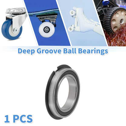 Deep Groove Ball Bearings 6805NR2RS for Scooter Skateboard Wheel (25x37x7mm)