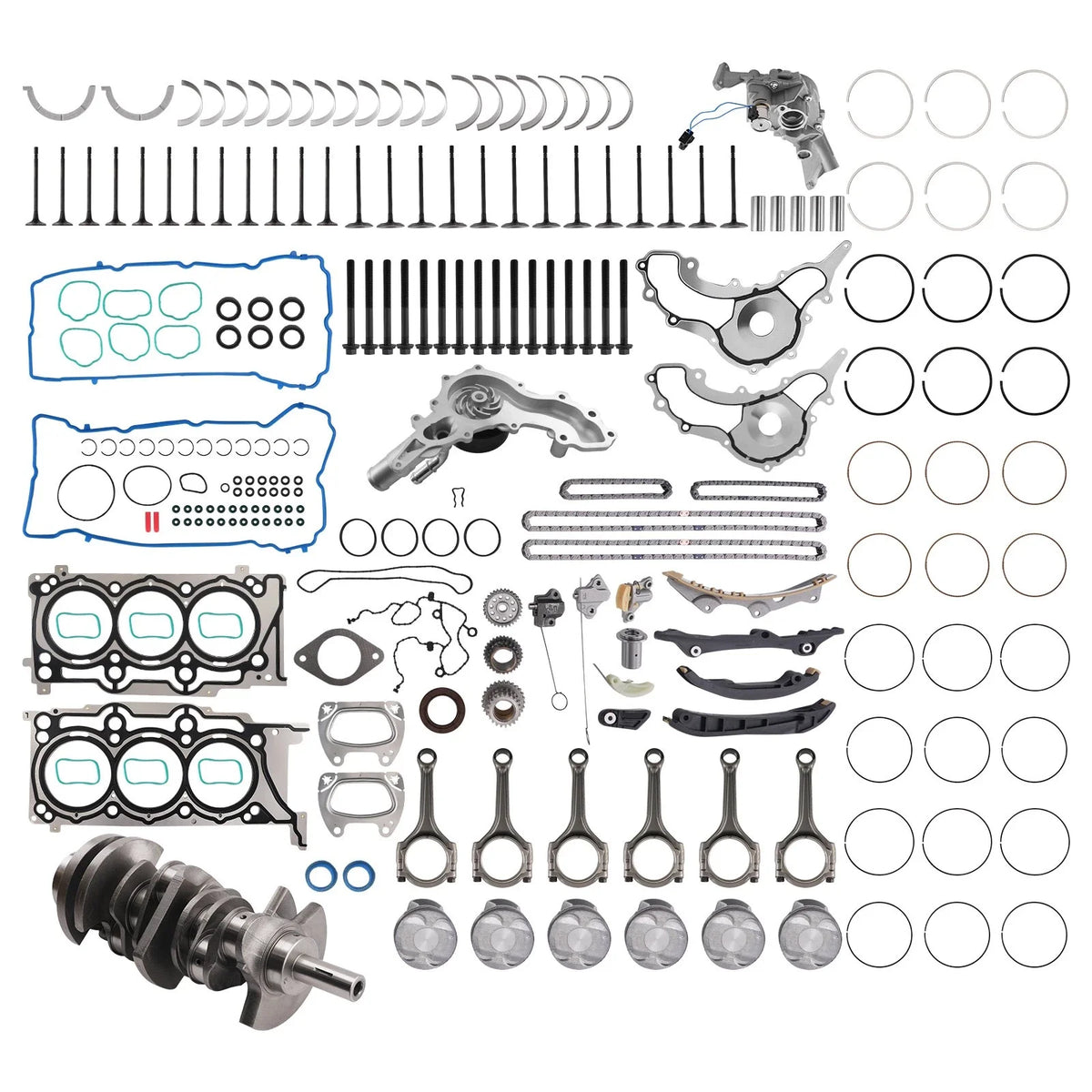 Engine Rebuild Kit for Jeep Grand Cherokee Wrangler 3.6L ERB (2012–2016)