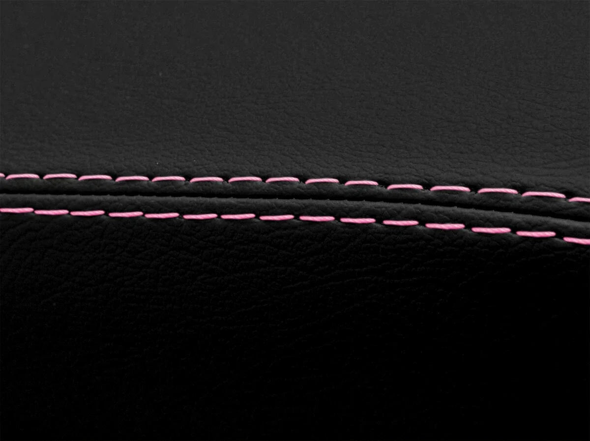 Leather Console Lid Armrest Cover for Chevrolet Malibu (2013–2015) Pink Stitch