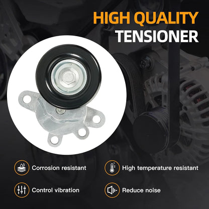 Serpentine Belt Kit with Engine Drive Belt Tensioner for Nissan (11955JA10D)