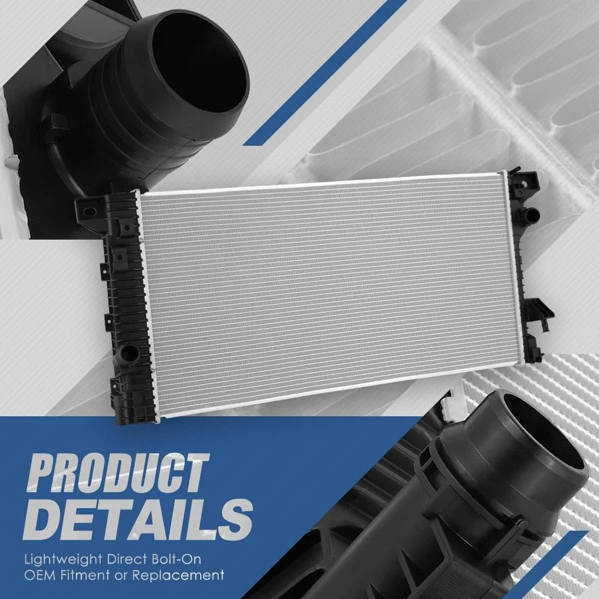Radiator for Ford F150 3.5L 5.0L (2015–2020), Expedition, Navigator (2018–2021) 13510