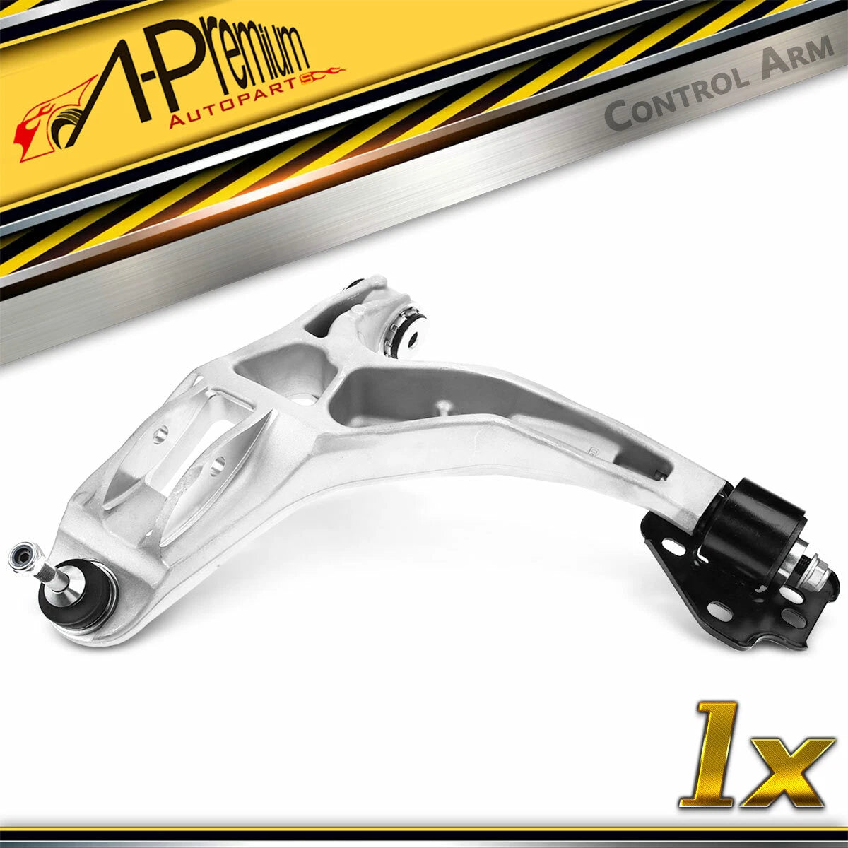 Front Right Lower Control Arm w/ Ball Joint for Ford Lincoln Mercury (2000–2006) - 5W7Z3078AB, 6W7Z3078AA, 5W7Z-3078-AB, 6W7Z-3078-AA