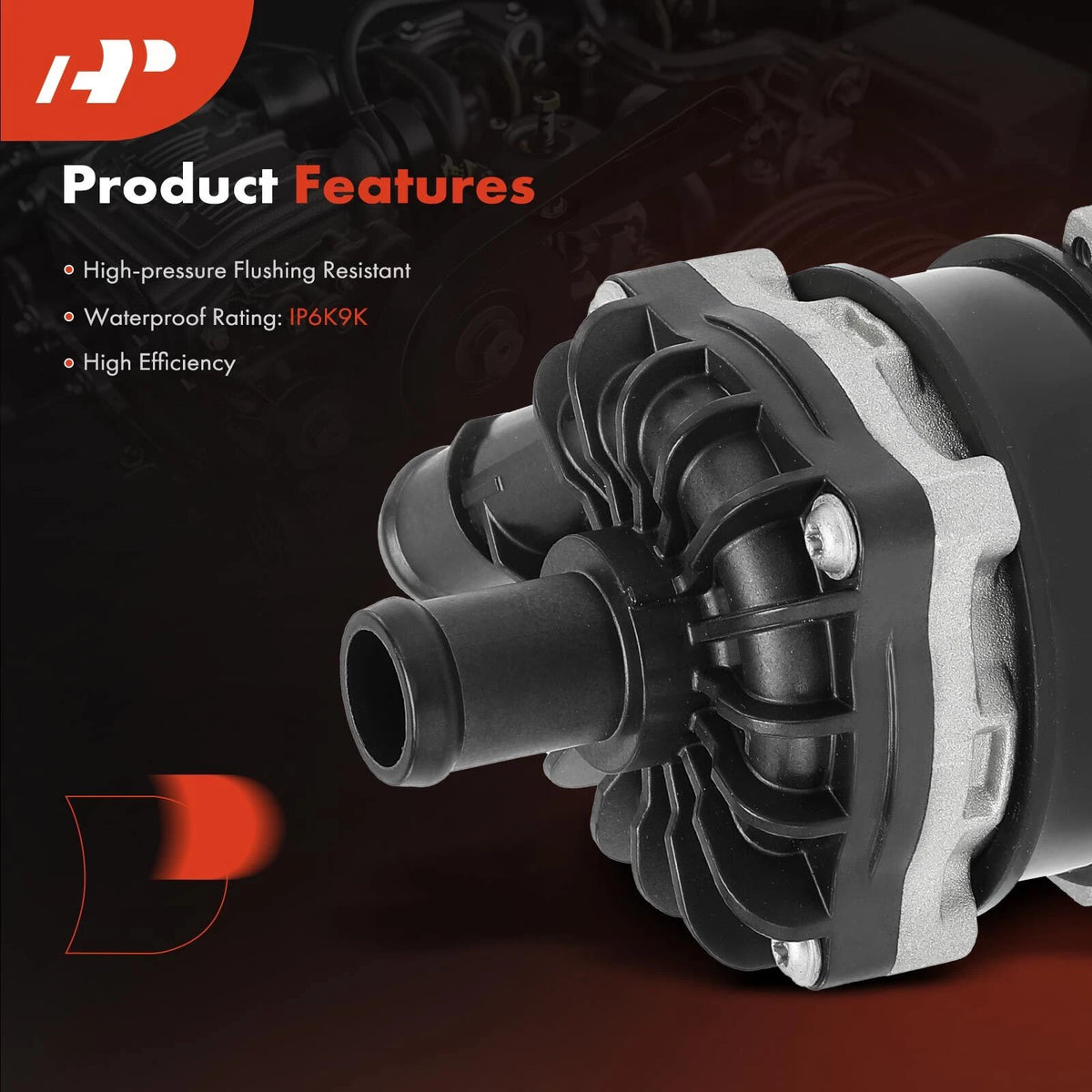 Auxiliary Water Pump for Volkswagen Jetta Touareg (2013–2016) 7P0965567, 95860656700, 706033310