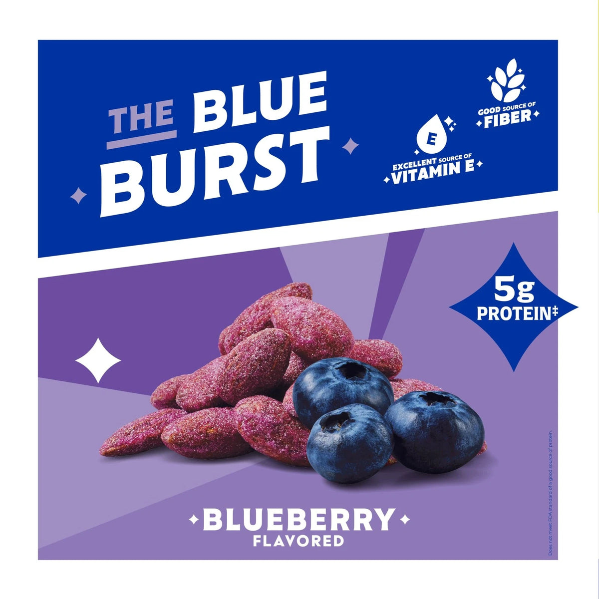Classic Blueberry Flavored Almonds Snack Nuts 6 oz