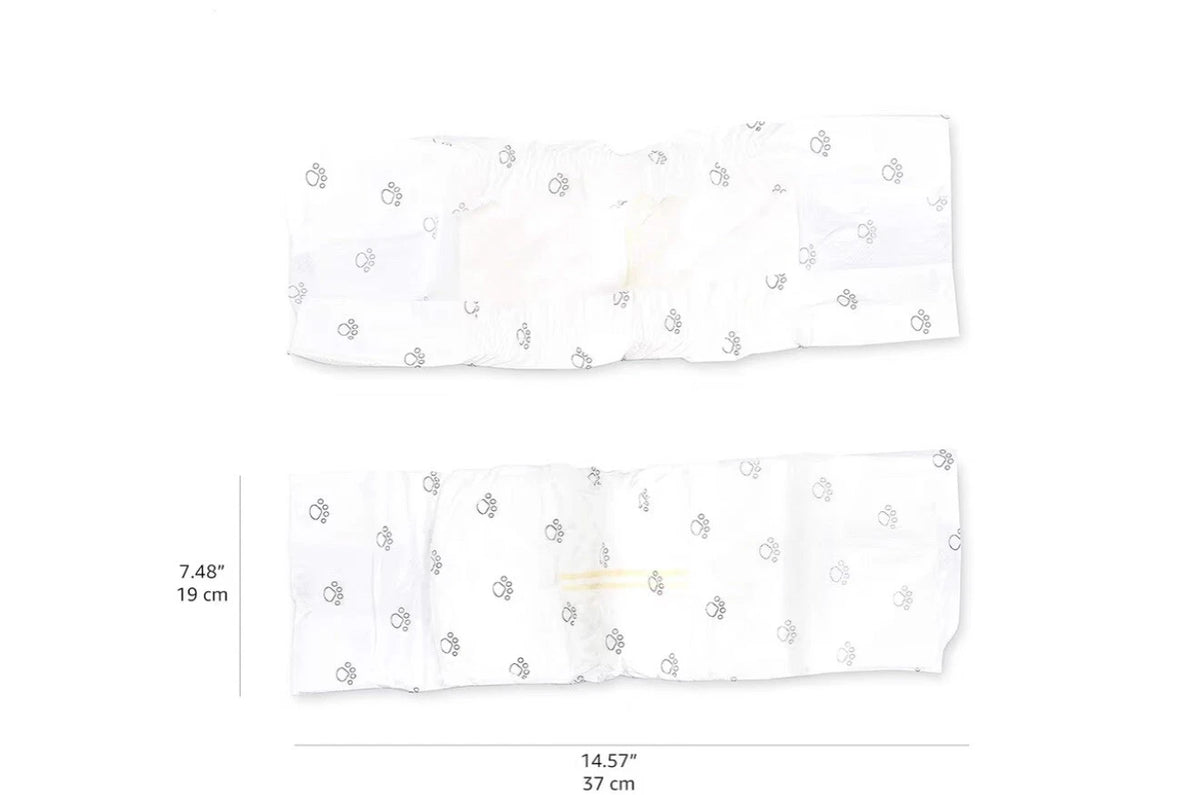 30X Male Disposable Dog Diapers for XS Size