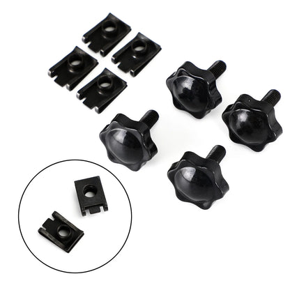 Set of 4 Saddlebag Lever Lock Bolts Nuts for Harley Glide King Touring (1996–2019)
