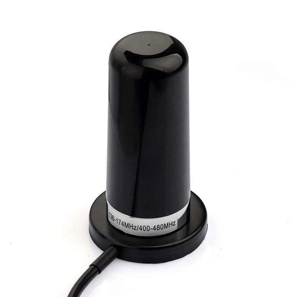 Dual-Band Antenna + Magnetic Mount NMO UHF Set for Car Mobile Radio
