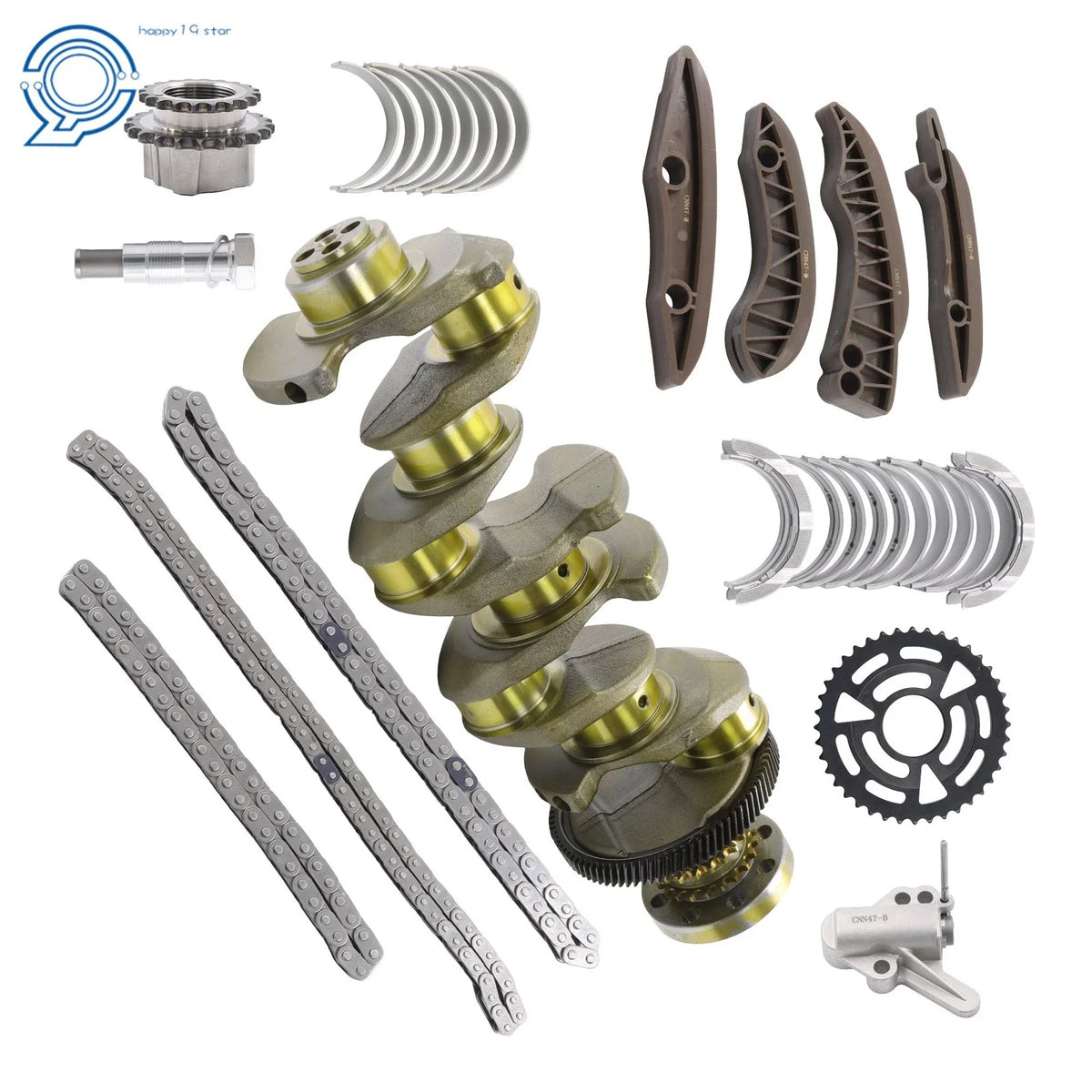 Crankshaft & Timing Chain Rebuild Kit for BMW N47 Engine (2007–2015)