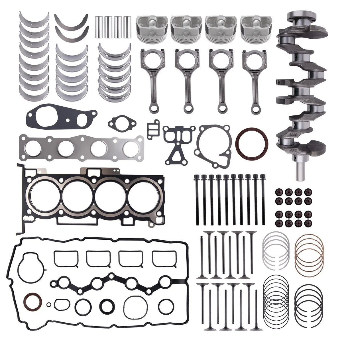 Full Engine Rebuild Kit for Hyundai Sonata 2.0L G4KD (2005–2010) w/ Pistons, Crankshaft